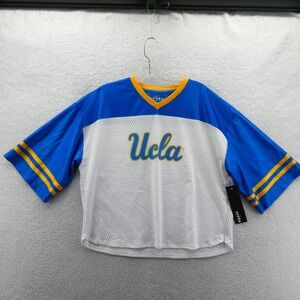 Certo UCLA Bruins Shirt Womens Medium Blue White Mesh V-Neck Athletic Jersey‎